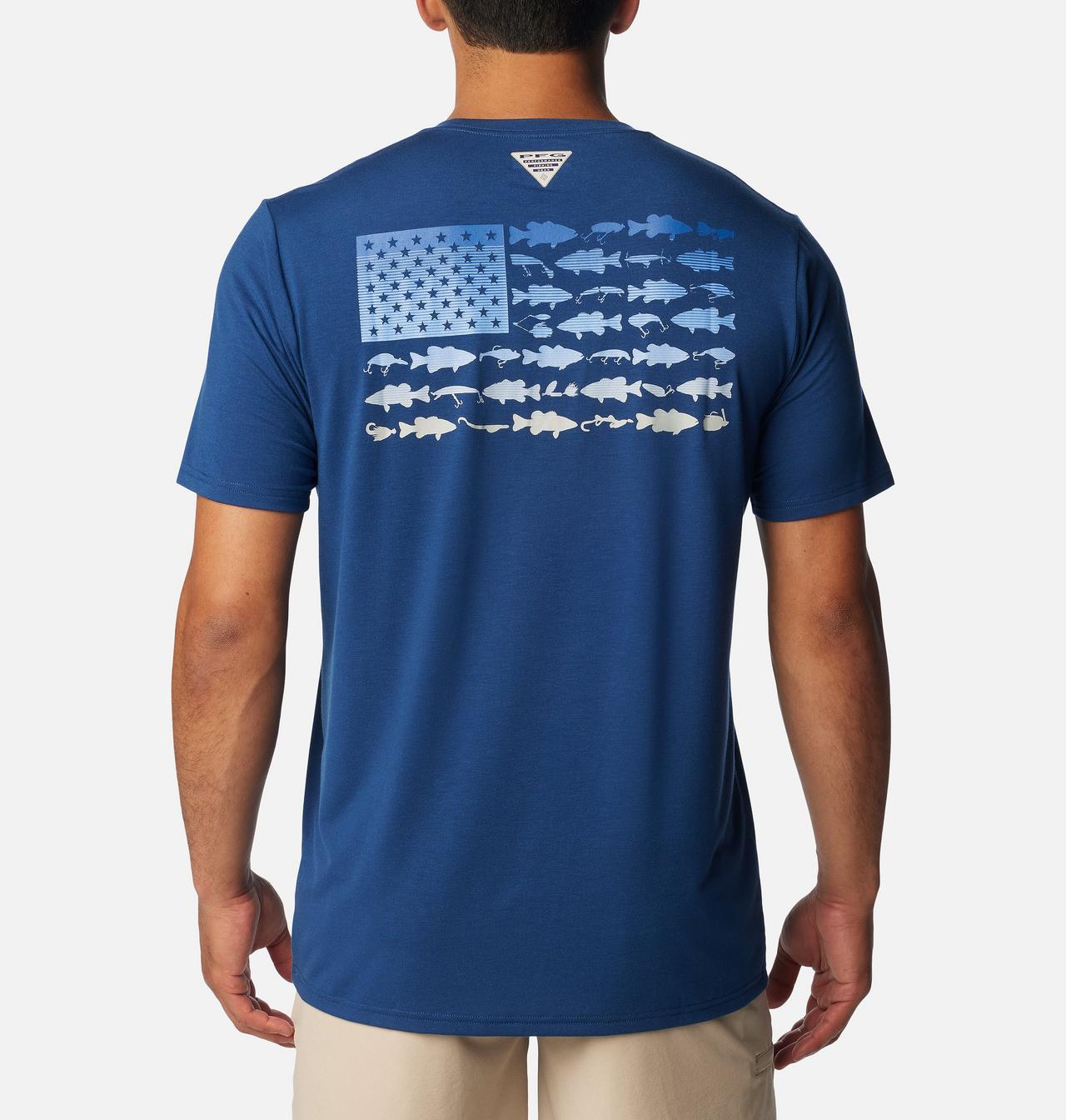 Men's PFG™ Fish Flag Tech Short Sleeve Shirt 1
