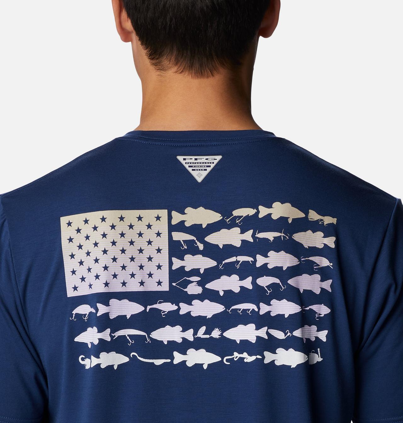 Men's PFG™ Fish Flag Tech Short Sleeve Shirt 5