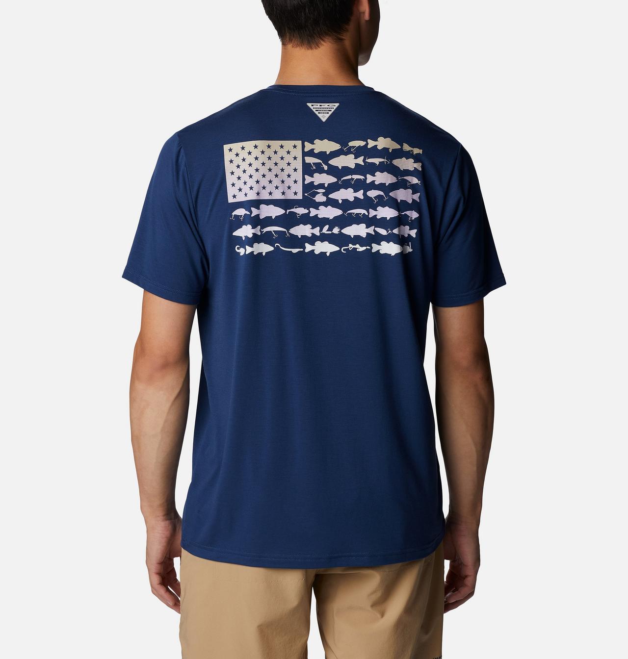 Men's PFG™ Fish Flag Tech Short Sleeve Shirt 1