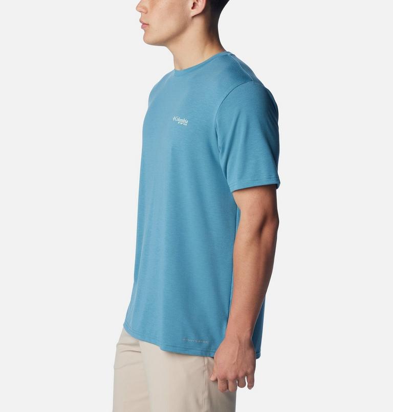 PFG Triangle Fill Tech Tee SS | 430 | M, Color: Canyon Blue, Elements Graphic, image 3