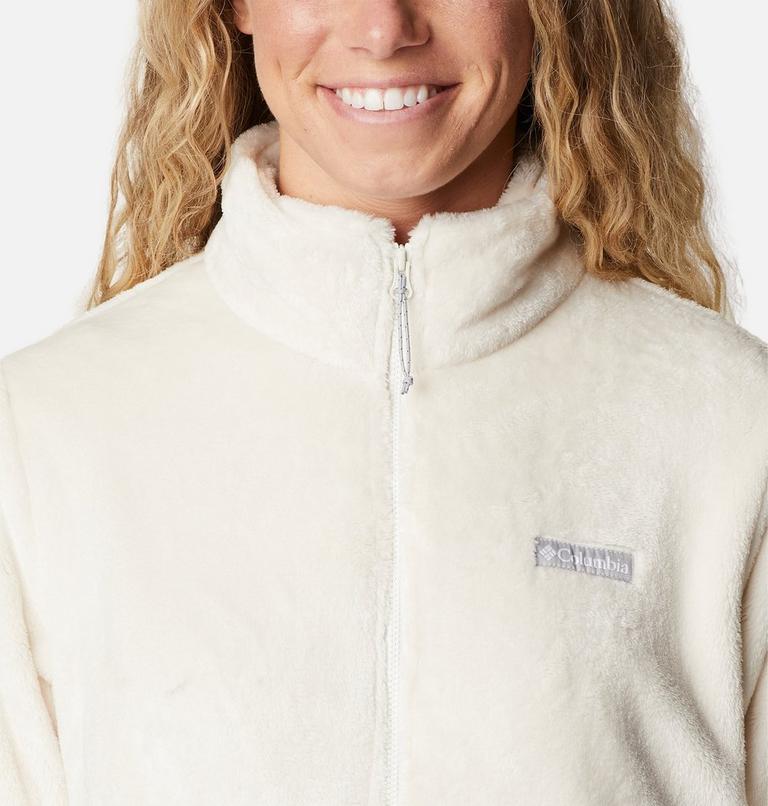 Women&rsquo;s Fireside Cropped Sherpa Fleece Jacket, Color: Chalk, image 4