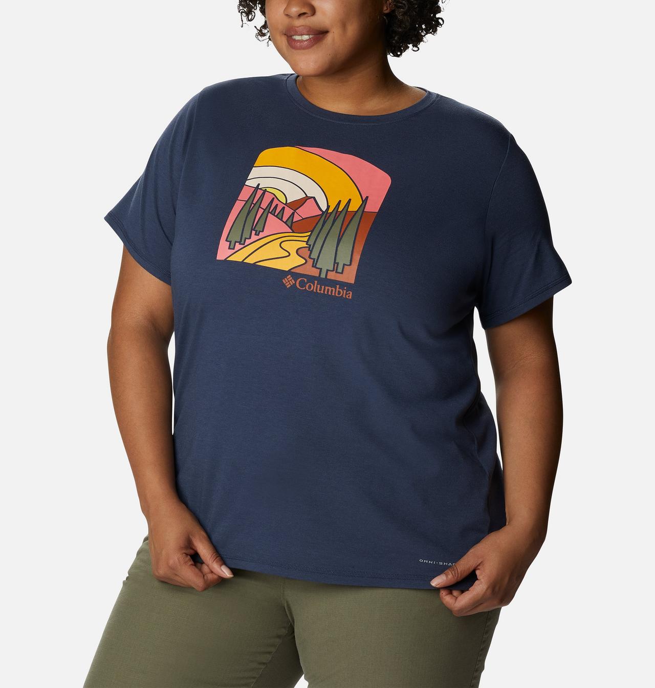 Women's Sun Trek™ Graphic Tee II - Plus Size 5