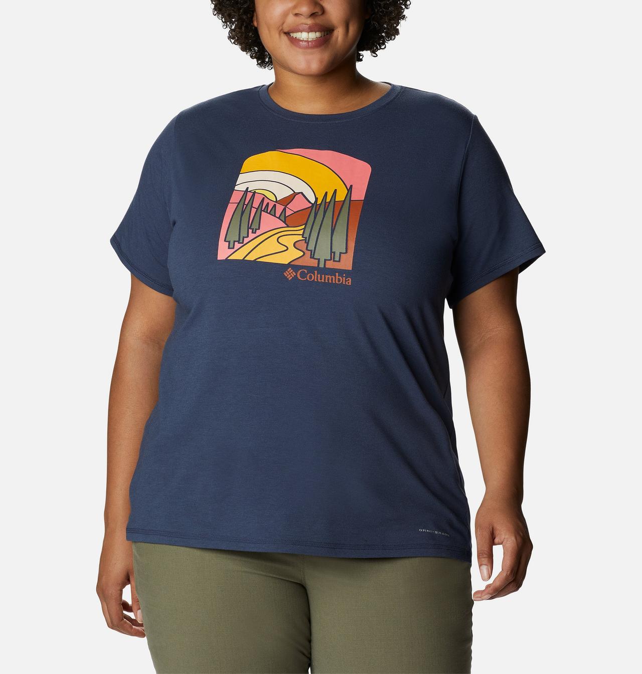 Women's Sun Trek™ Graphic Tee II - Plus Size 1
