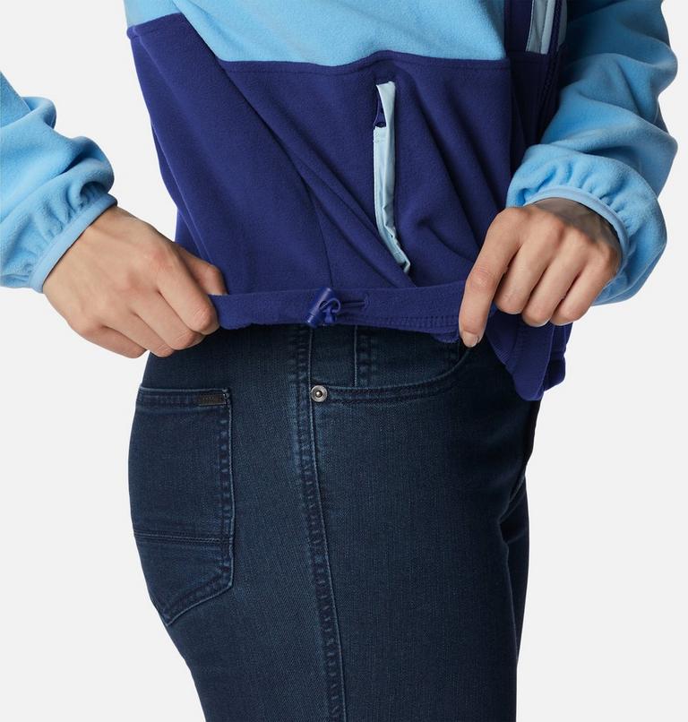 Women&rsquo;s Back Bowl Casual Fleece Jacket, Color: Vista Blue, Dark Sapphire, image 6