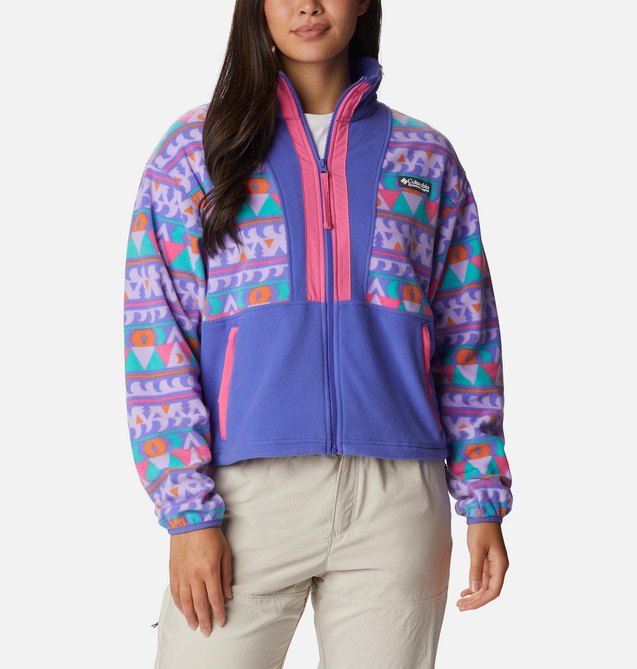 COLUR by Rolland Berry アッセンブル ジャケット y2k Women's Back Bowl™ Casual Fleece Jacket |
