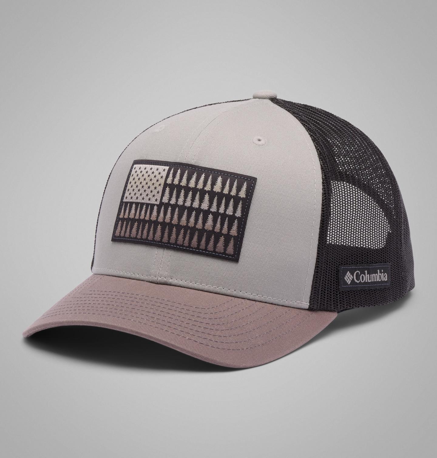 Кепка Columbia Tree Flag Mesh Snapback, цвет: Серый / Iron — фото 1