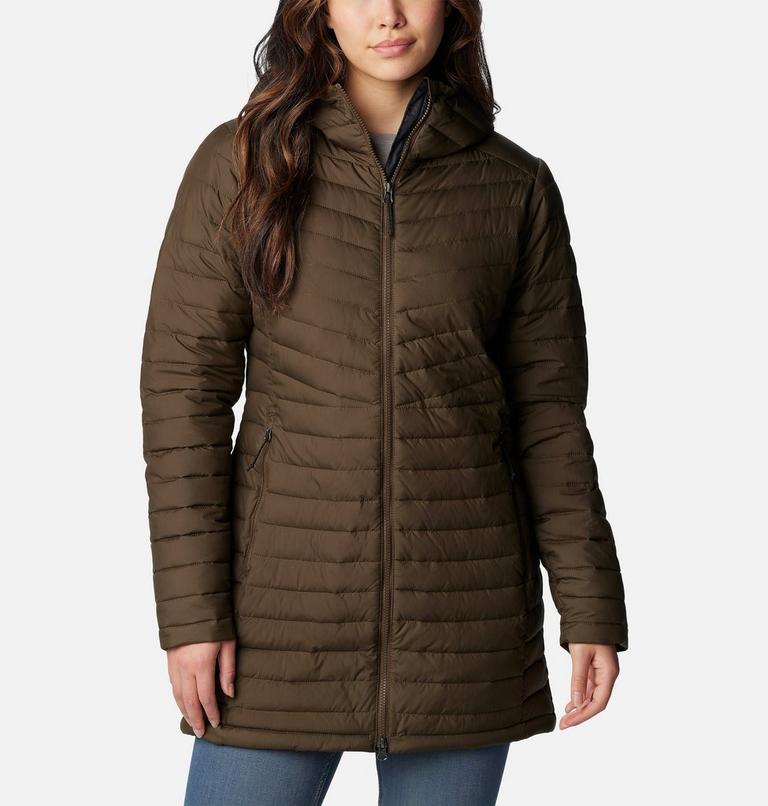 Women's Slope Edge Mid Insulated Jacket, Color: Olive Green, image 1