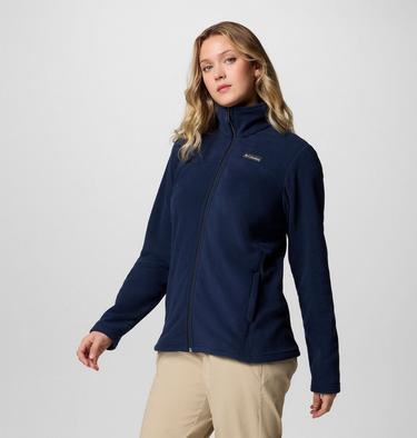 Women's Castle Dale Fleece Jacket, Color: Collegiate Navy, image 15