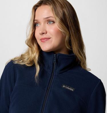 Women's Castle Dale Fleece Jacket, Color: Collegiate Navy, image 16