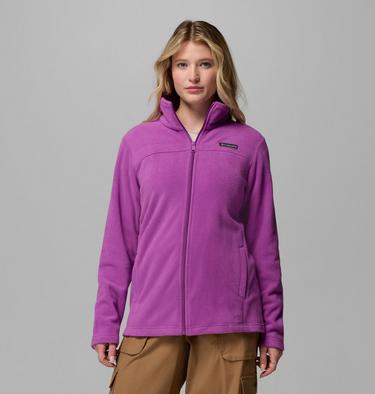Women's Castle Dale Fleece Jacket, Color: Razzle, image 3