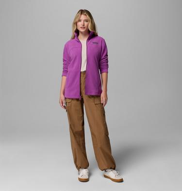 Women's Castle Dale Fleece Jacket, Color: Razzle, image 4