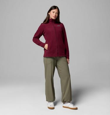 Women's Castle Dale Fleece Jacket, Color: Rich Wine, image 2