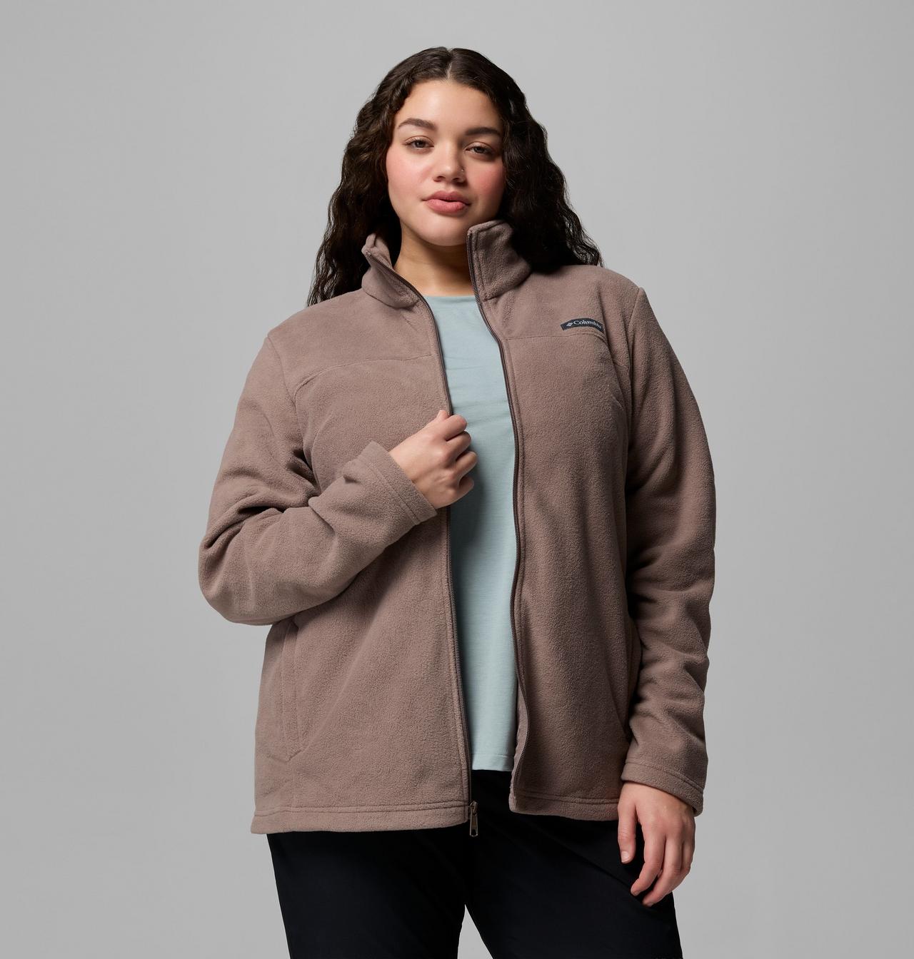 Women's Castle Dale Full Zip Fleece Jacket - Plus Size | Columbia