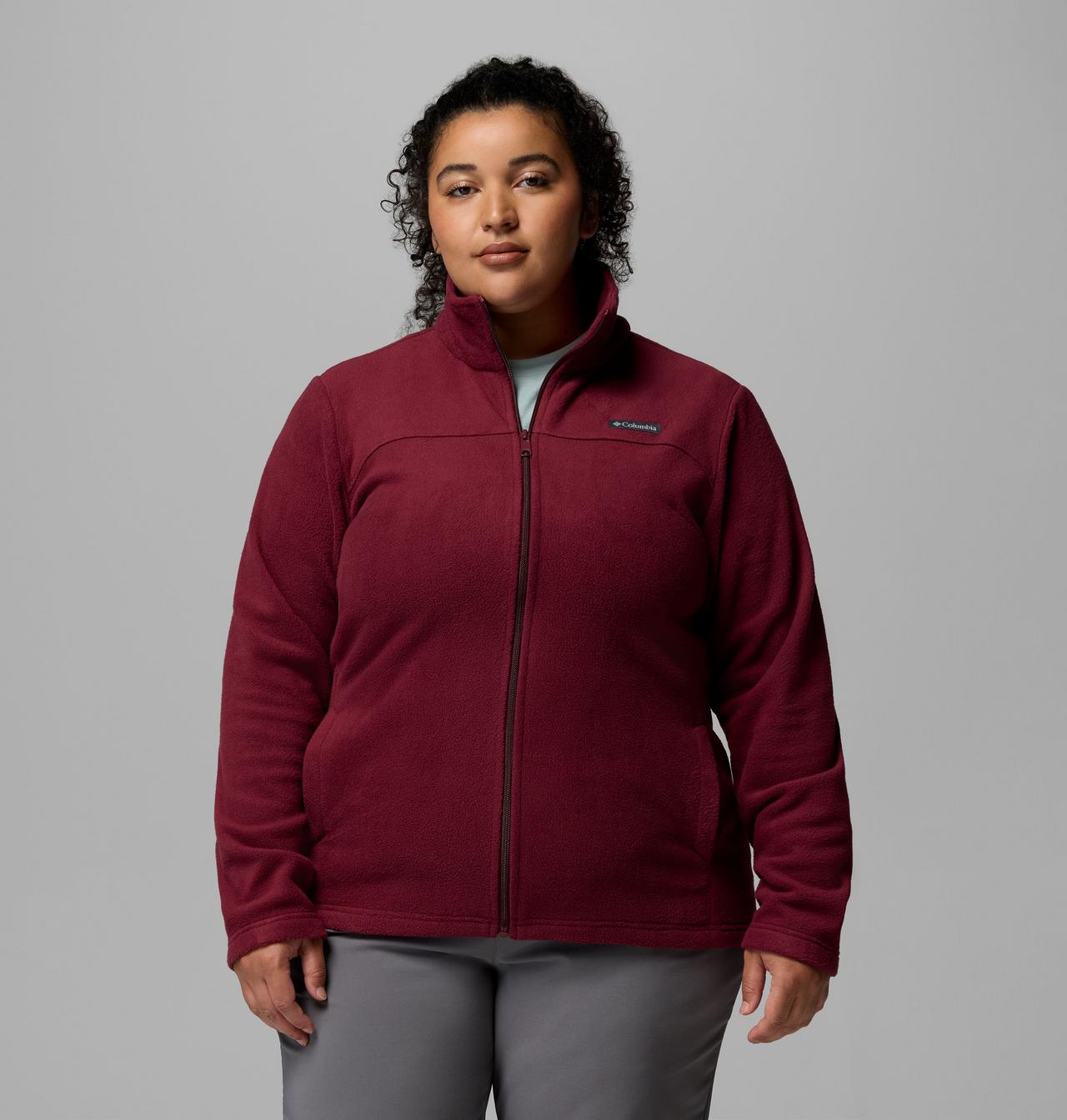 Women's Castle Dale Full Zip Fleece Jacket - Plus Size | Columbia