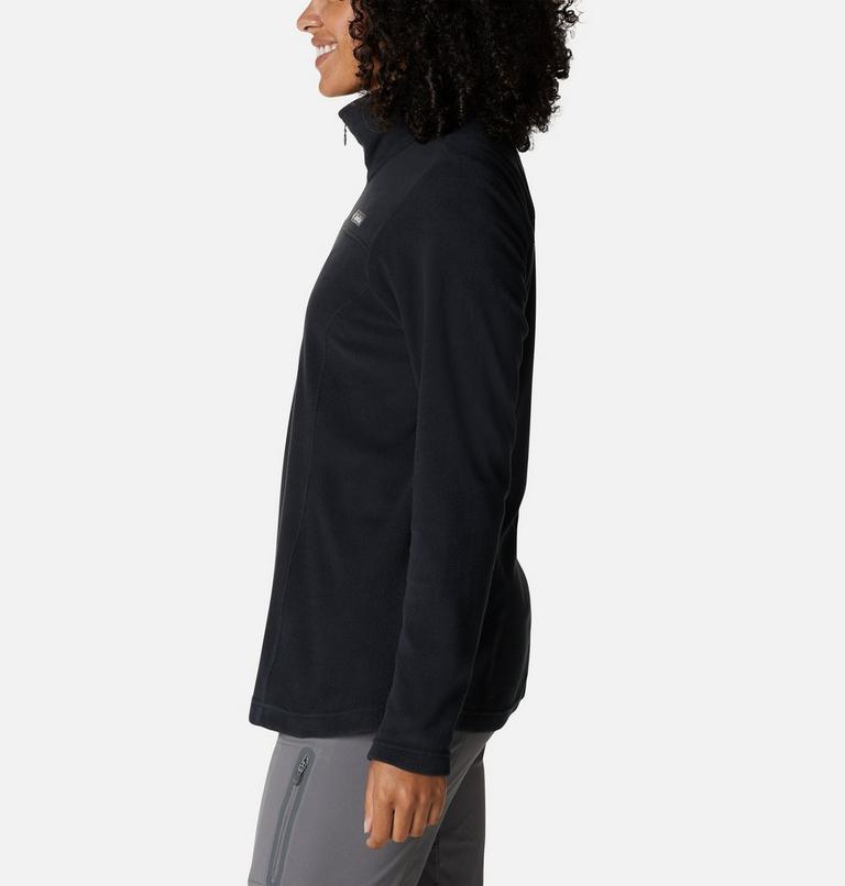 Women's Lake Aloha Half Zip Fleece, Color: Black, image 3