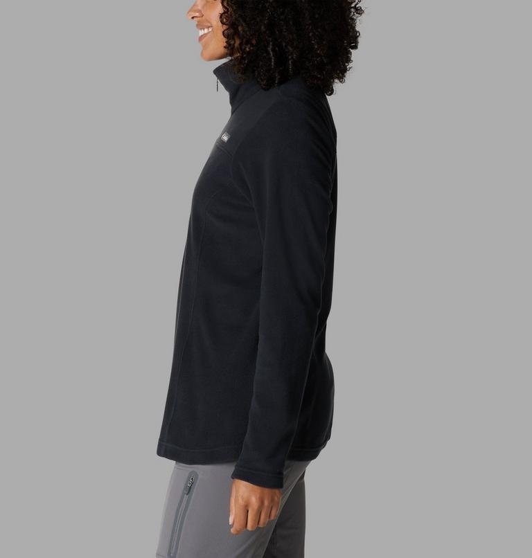 Women's Lake Aloha Half Zip Fleece, Color: Black, image 3