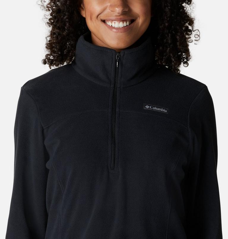 Women's Lake Aloha Half Zip Fleece, Color: Black, image 4