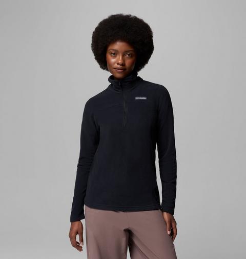 Женский свитер Columbia Lake Aloha Half Zip Fleece Pullover, цвет: Чёрный
