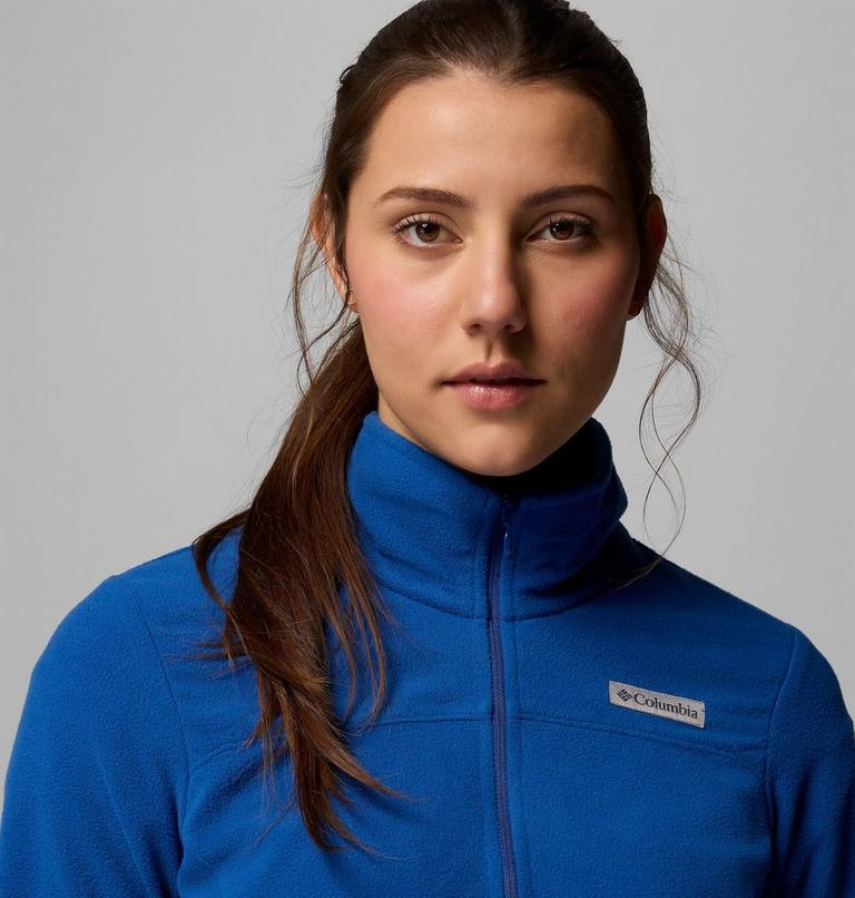 Women's Lake Aloha Half Zip Fleece, Color: Mountain Blue, image 5