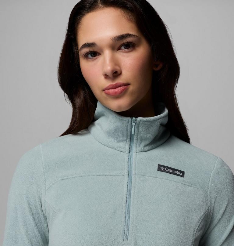 Women's Lake Aloha Half Zip Fleece, Color: Crushed Blue, image 5