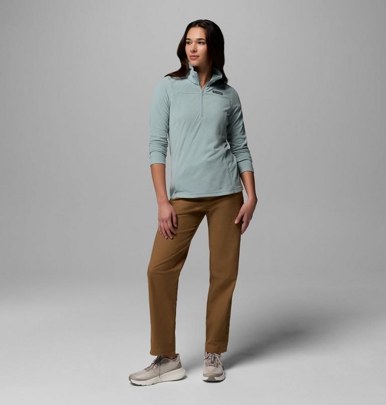 Women's Lake Aloha Half Zip Fleece, Color: Crushed Blue, image 2
