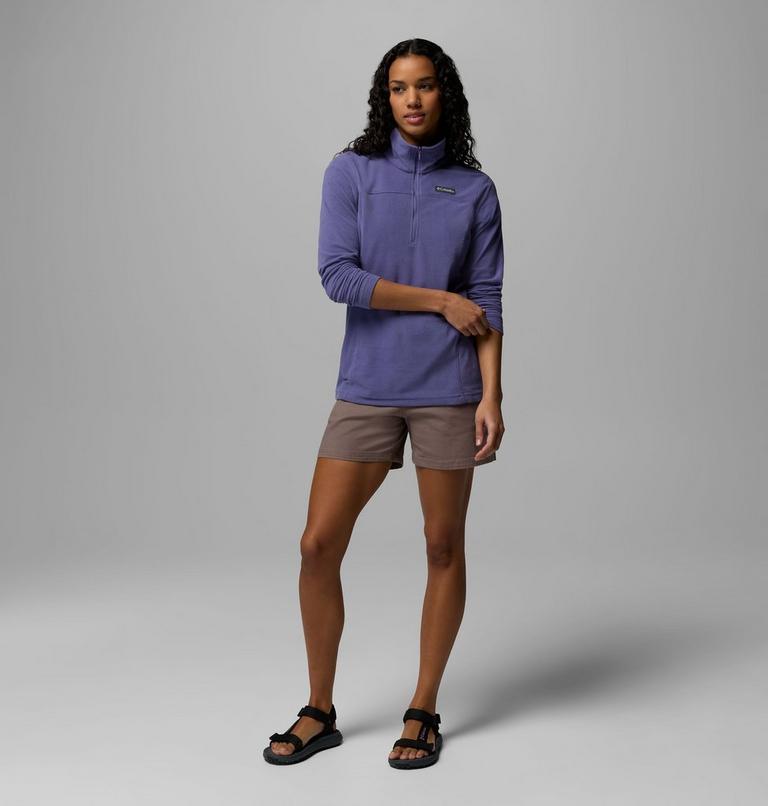 Women's Lake Aloha Half Zip Fleece Pullover, Color: Stormwatch, image 2