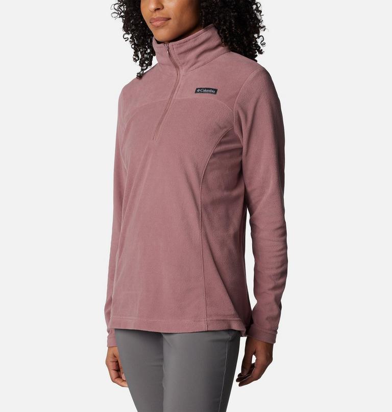 Women's Lake Aloha Half Zip Fleece, Color: Fig, image 5