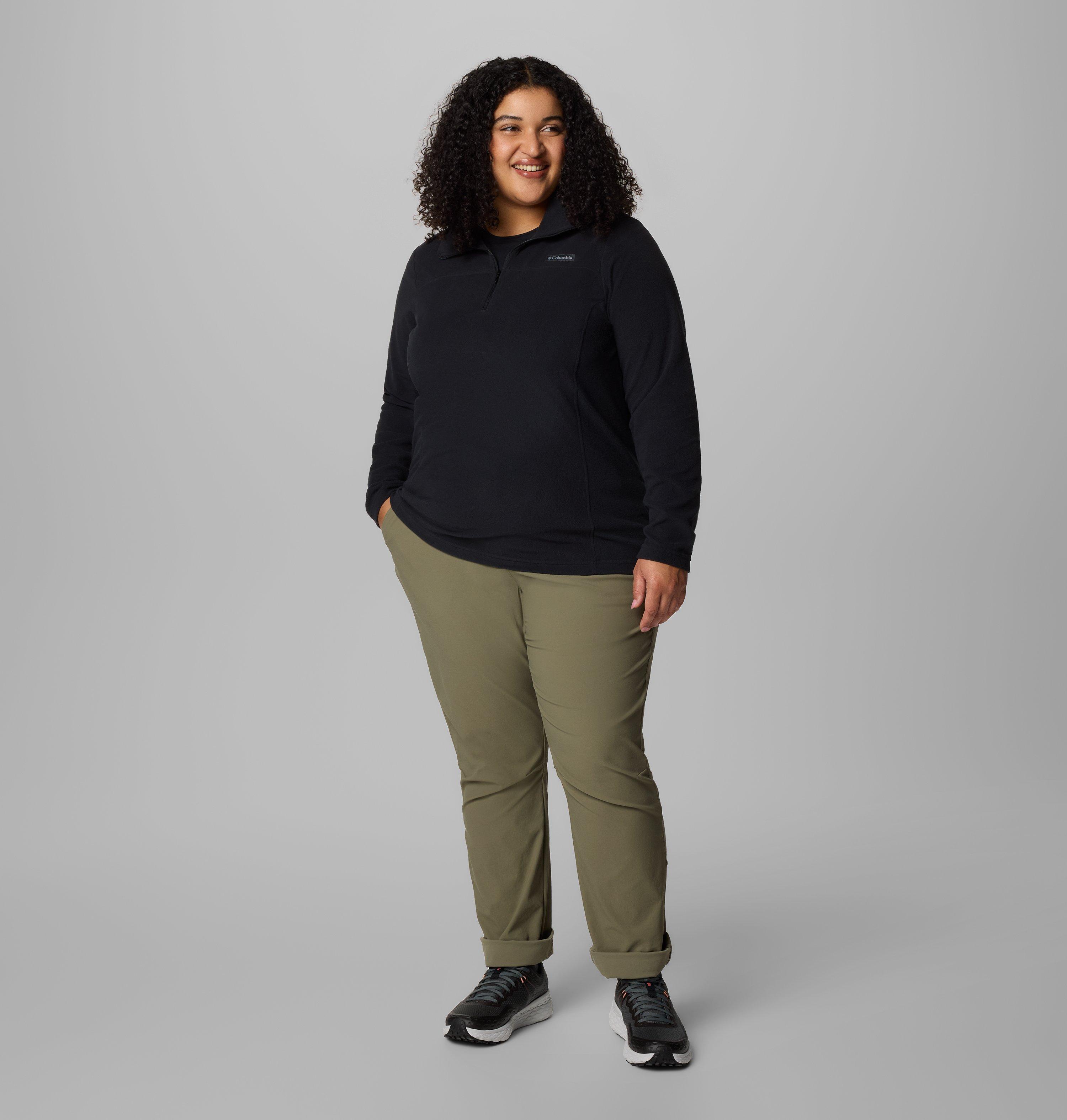 Women's Lake Aloha Half Zip Fleece Pullover - Plus Size | 011 | 1X 2