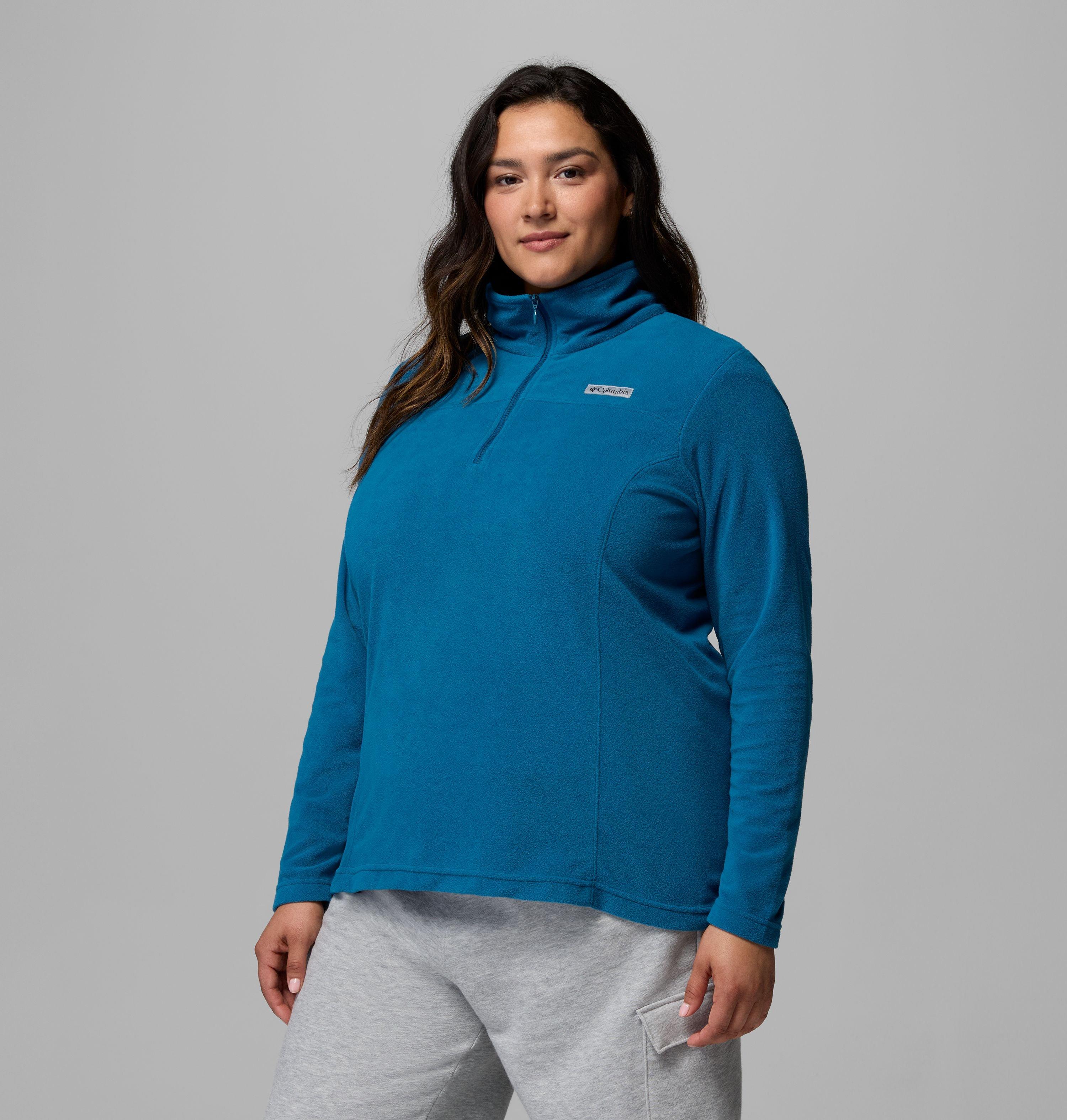 Women's Lake Aloha Half Zip Fleece Pullover - Plus Size | 442 | 3X 4