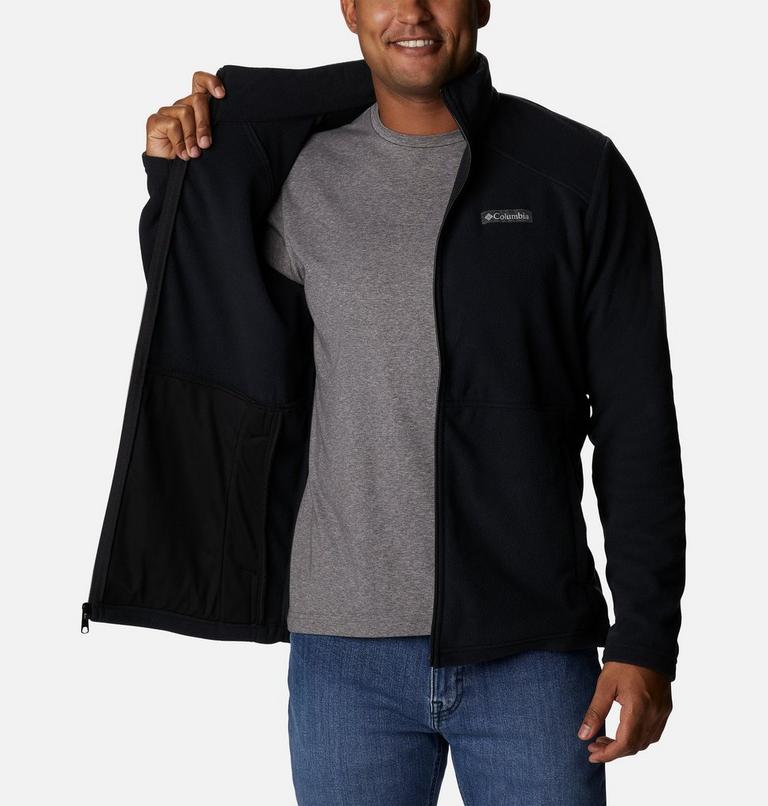 Men's Castle Dale Fleece Jacket, Color: Black, image 5