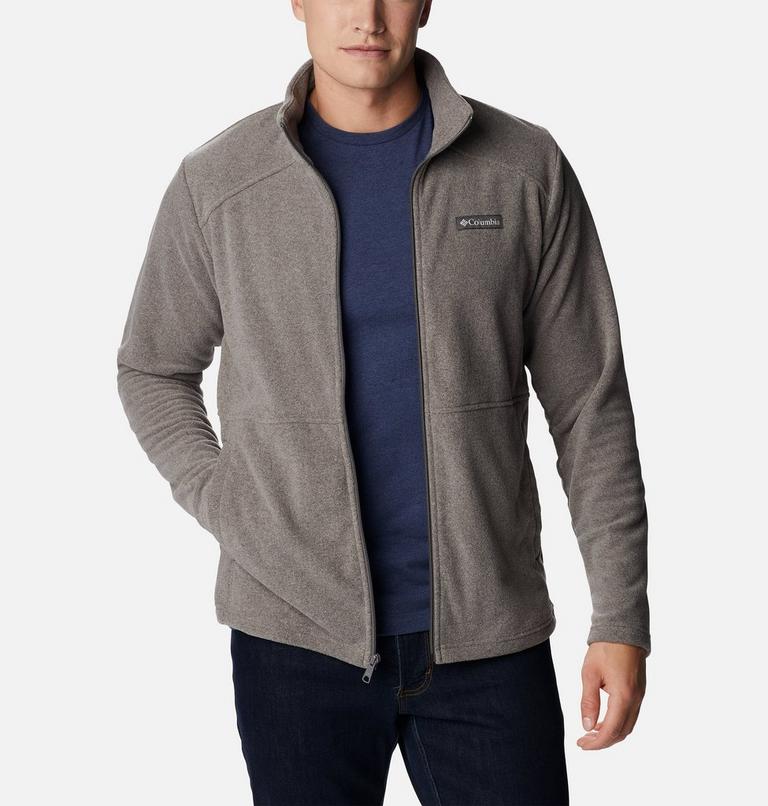 Men's Castle Dale Fleece Jacket, Color: Charcoal Heather, image 7
