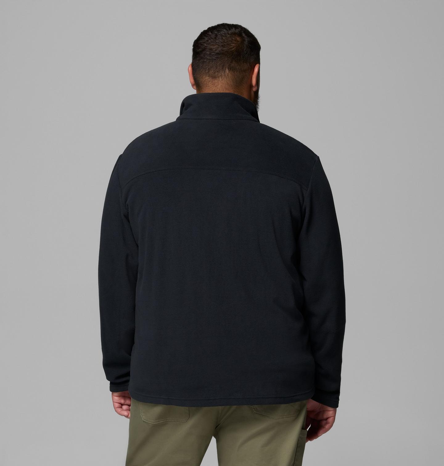 Мужская куртка Columbia Castle Dale Full Zip Fleece Jacket - Big, цвет: Чёрный — фото 3