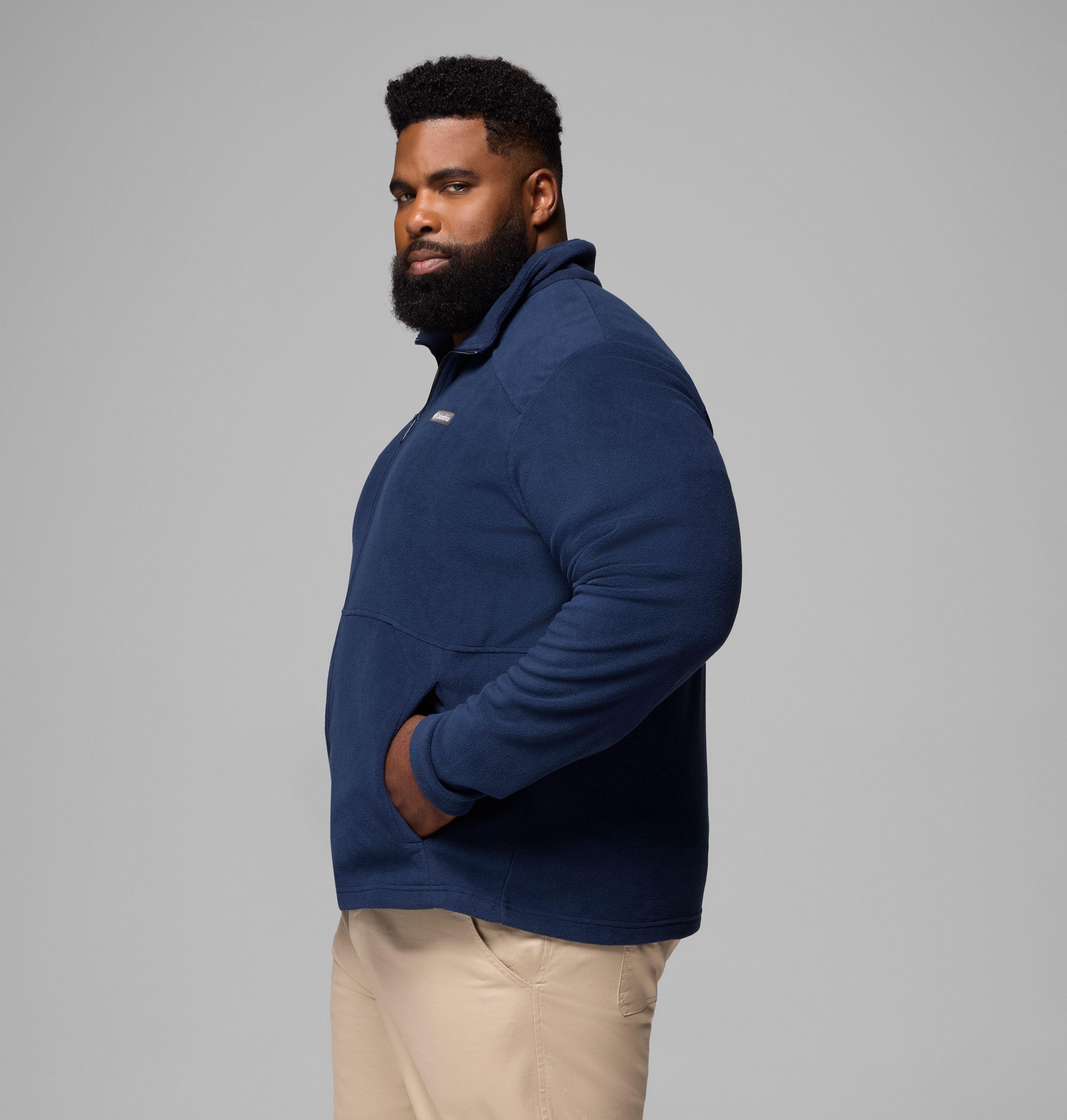 Men's Castle Dale Full Zip Fleece Jacket - Big | 464 | 6X 4