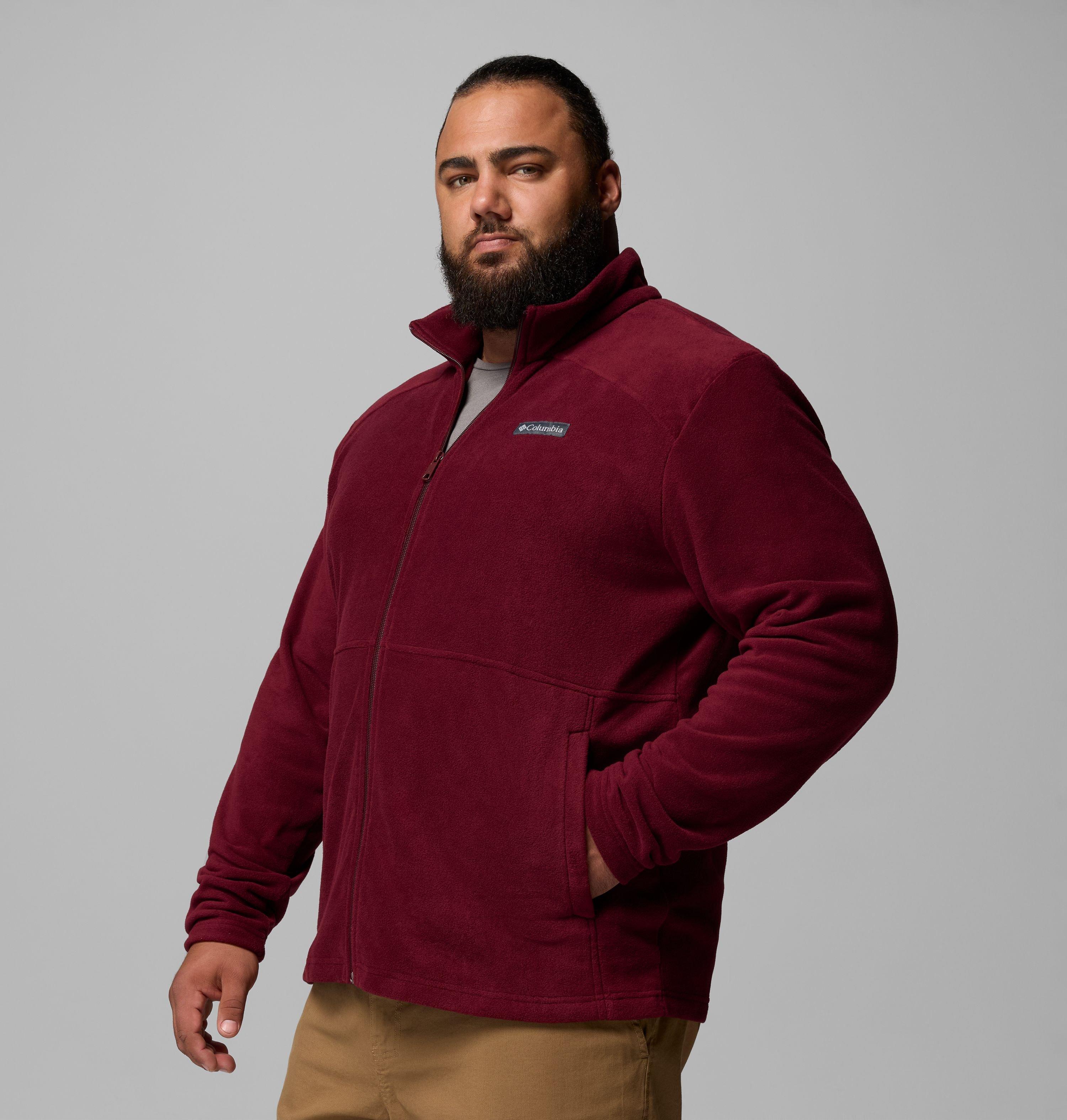 Men's Castle Dale Full Zip Fleece Jacket - Big | 624 | 6X 4