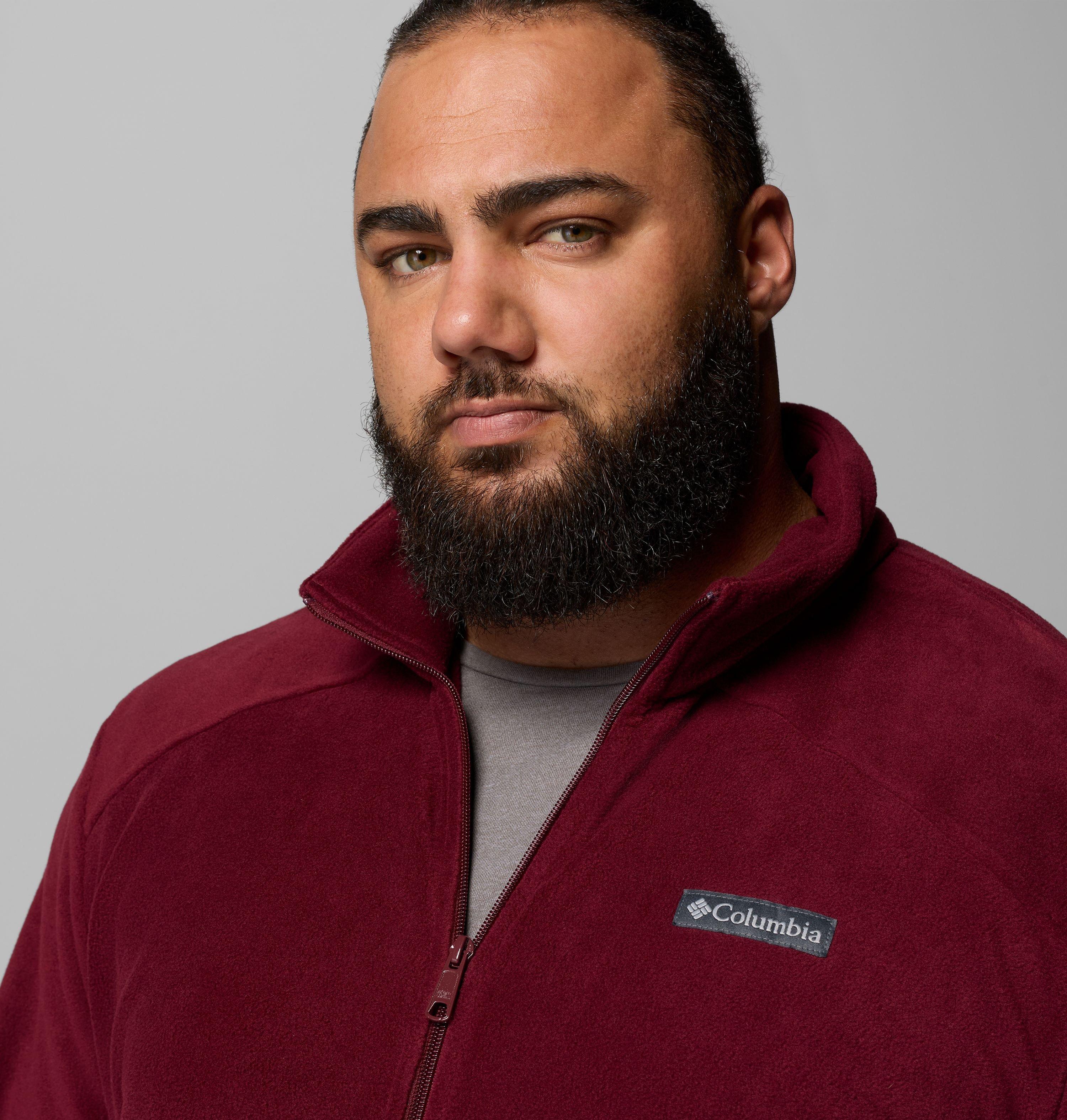 Men's Castle Dale Full Zip Fleece Jacket - Big | 624 | 6X 6