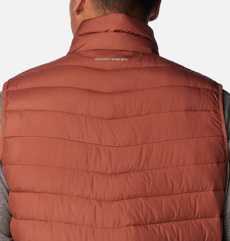 Men's Slope Edge Insulated Vest, Color: Auburn, image 7