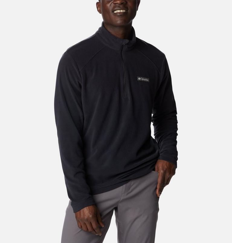 Men's Lake Aloha Half Zip Fleece, Color: Black, image 5