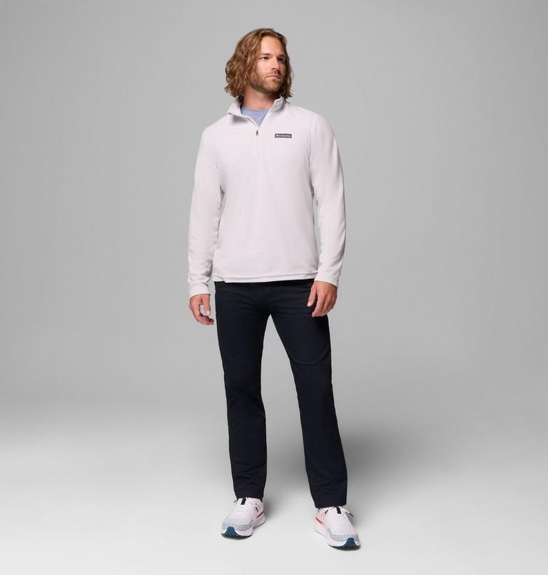 Men's Lake Aloha Half Zip Fleece, Color: Nimbus Grey, image 2
