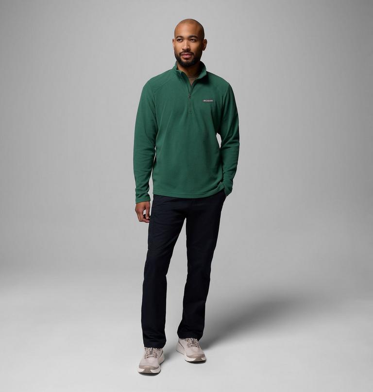 Men's Lake Aloha Half Zip Fleece Pullover, Color: Rain Forest, image 2