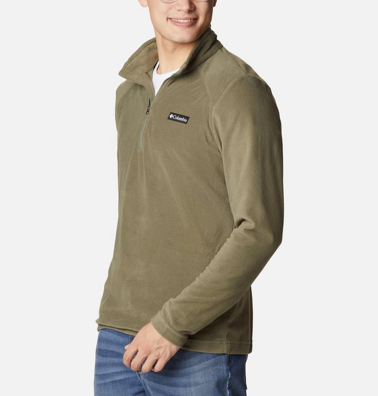Men's Lake Aloha Half Zip Fleece Pullover, Color: Stone Green, image 5