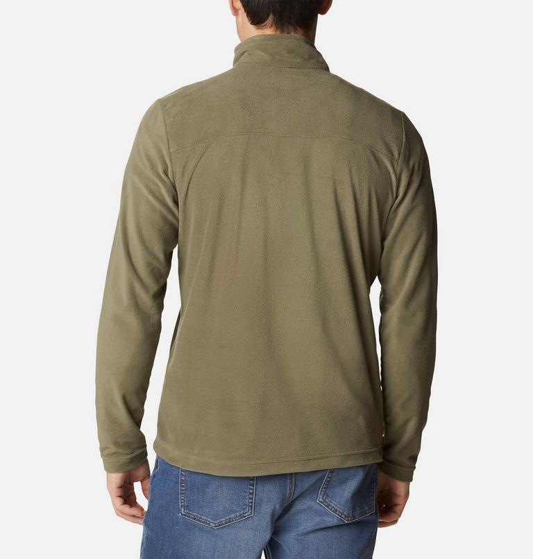 Men's Lake Aloha Half Zip Fleece Pullover, Color: Stone Green, image 2