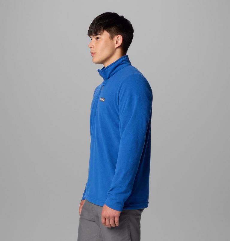 Men's Lake Aloha Half Zip Fleece, Color: Mountain Blue, image 4