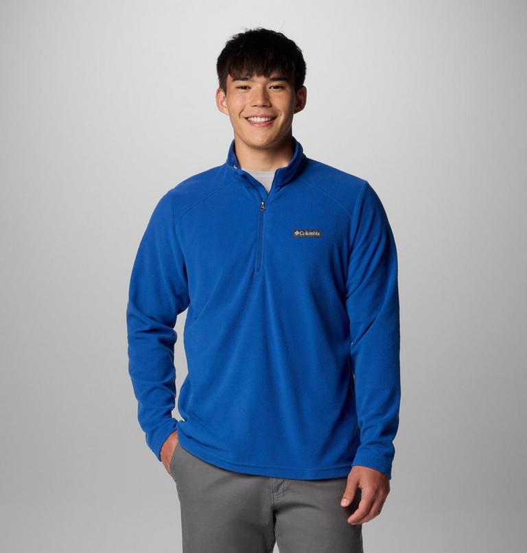 Men's Lake Aloha Half Zip Fleece, Color: Mountain Blue, image 1