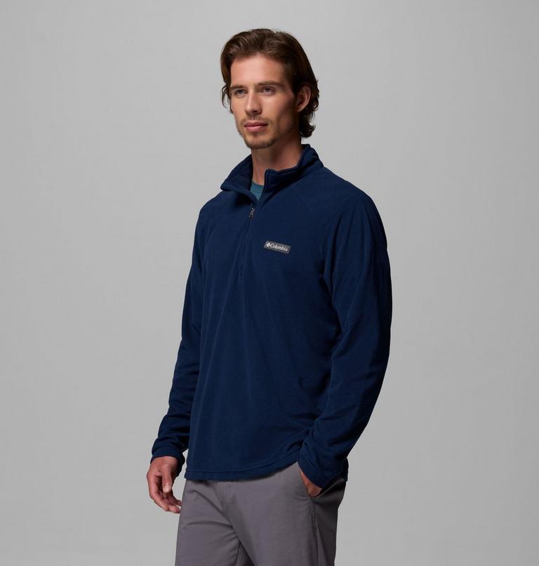 Men's Lake Aloha Half Zip Fleece Pullover, Color: Collegiate Navy, image 4
