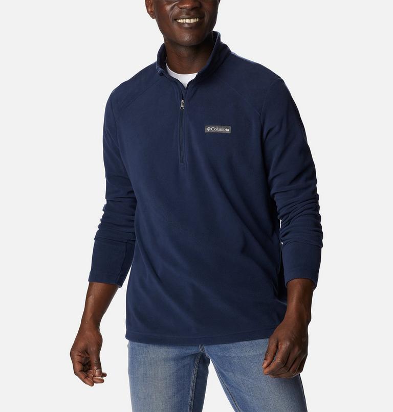 Men's Lake Aloha Half Zip Fleece, Color: Collegiate Navy, image 5