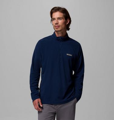Men's Lake Aloha Half Zip Fleece, Color: Collegiate Navy, image 7