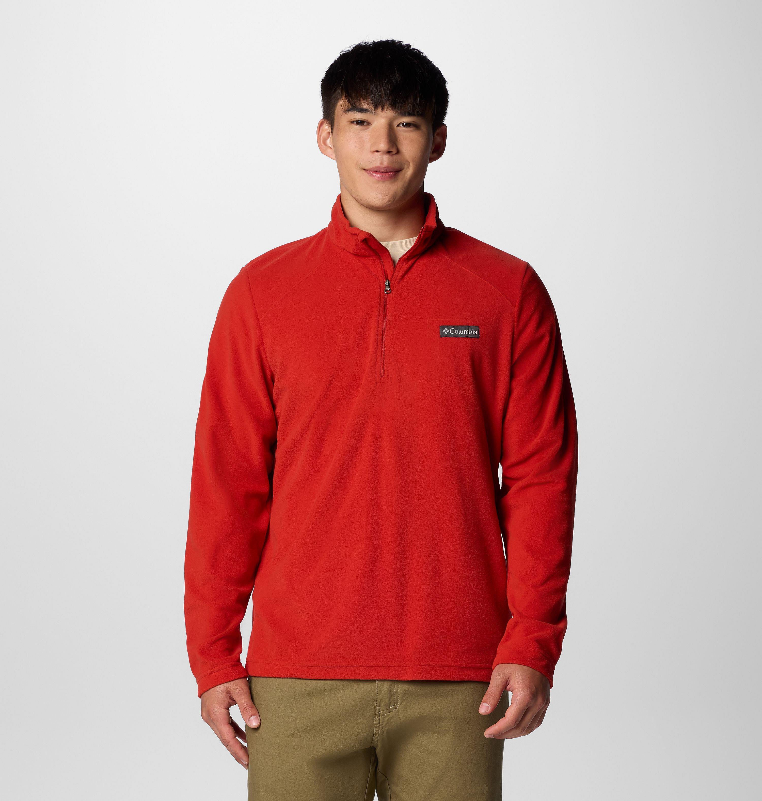 Men's Lake Aloha Half Zip Fleece Pullover - Tall 1
