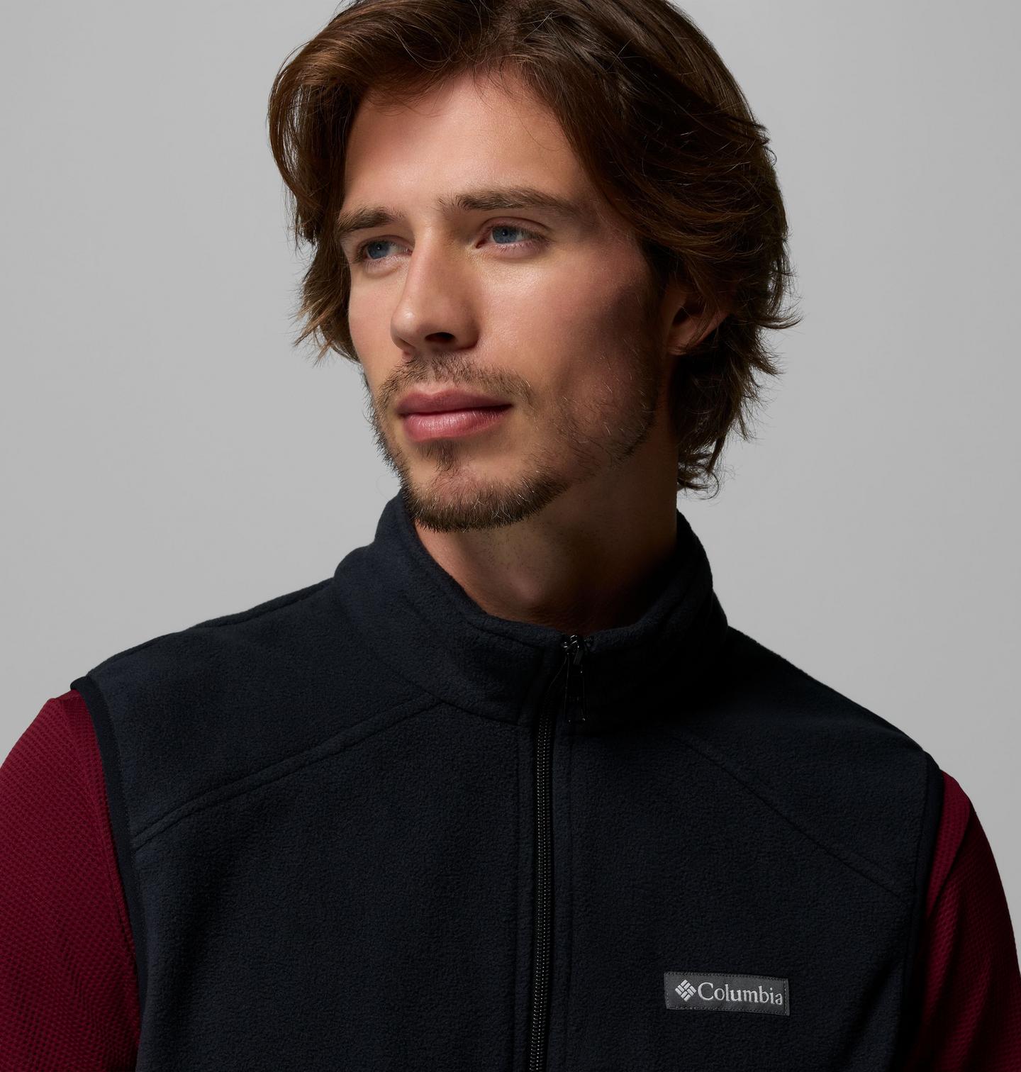 Мужской жилет Columbia Castle Dale Fleece Vest, цвет: Чёрный — фото 4