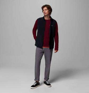 Men's Castle Dale Fleece Vest, Color: Black, image 2