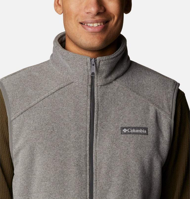 Men's Castle Dale Fleece Vest, Color: Charcoal Heather, image 4